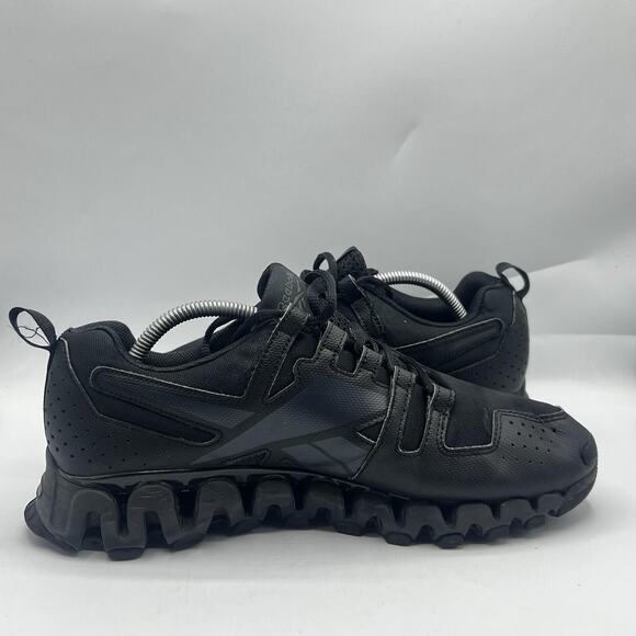 Reebok Mens ZigWild Trail 6 FX1433 Black Casual Running Shoes Sneakers Size 10 - Picture 6 of 12